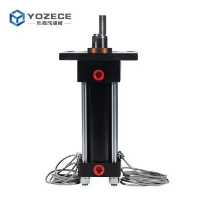 High Pressure Heavy Duty Head Flange Mounting Piston Sensing Magnetic Double Acting Tie Rod Hydraulic Cylinder