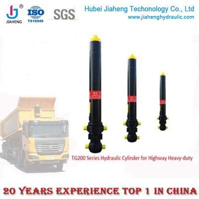 Standard Jiaheng brand telescpic front end dump truck Hydraulic Cylinder for mining Machinery