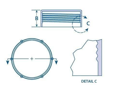 Plastic Threaded Cover Hydraulic Hose Dust End Caps