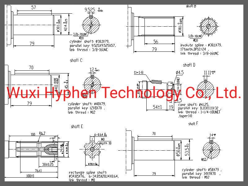 Eaton-Char-Lynn Disc Valve Hydraulic Motor 6000 Series