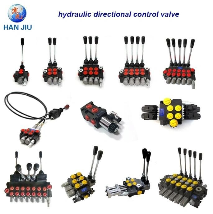 How Hydraulic Directional Valve Works 4spools 80liters