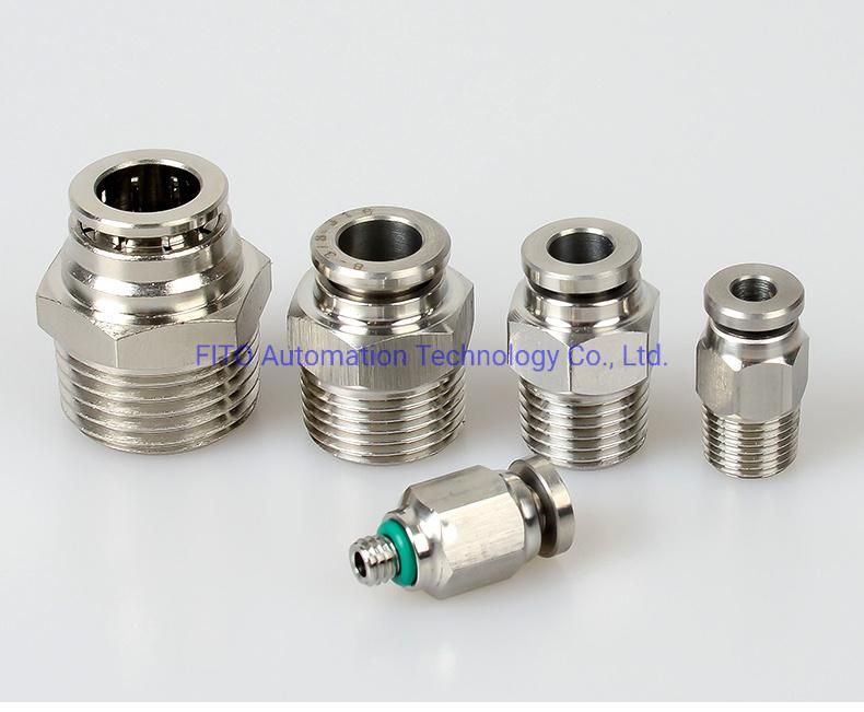 Straight PC Brass Fittings/Hydraulic Push in Fitting PC4/PC6-02/PC8-03