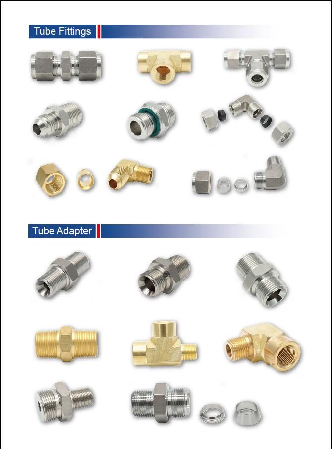 Swagelok Standard Metric Equal Tee Tube Fittings with Cutting Rings