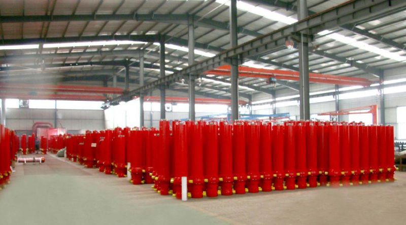 Fe Type 4 Stages Telescopic Hydraulic Cylinder for Tipping/Dump Truck