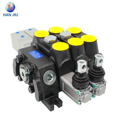 Road Construction Hydraulic Control Valve Dcv40 (DCV45) Pneumatic