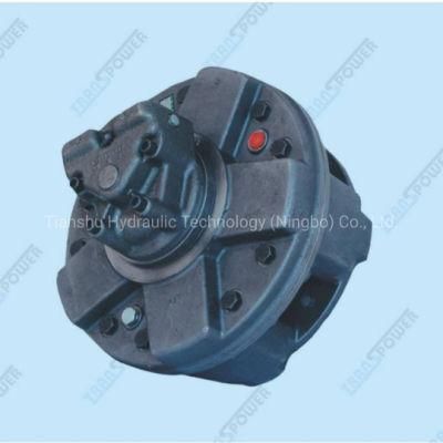Itlay Sai GM1 GM2 GM3 GM4 GM5 GM5a GM6 GM7 GM9 GM Series Radial Piston Inside Five Star Hydraulic Motor with Reducer and Hydraulic Valve.