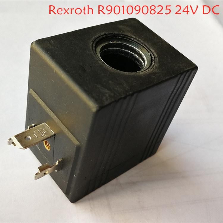 Rexroth Coil Solenoid Valve Coil Hydraulic Valve Coil R901090825 24VDC Rexroth Bosch Group Solenoid Valve