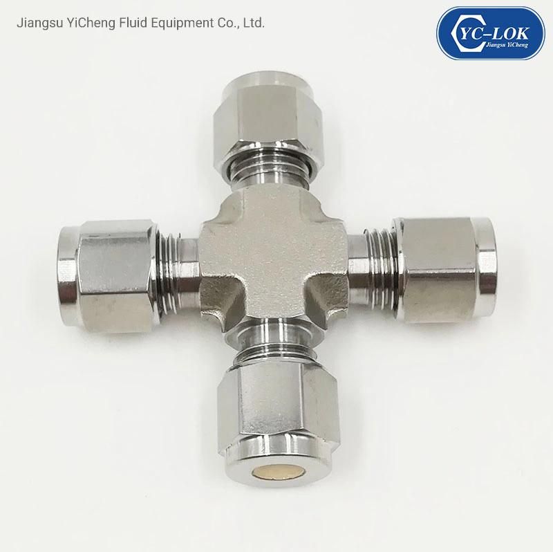 Yc-UC Stainless Steel Union Cross Hydraulic Tube Fittings