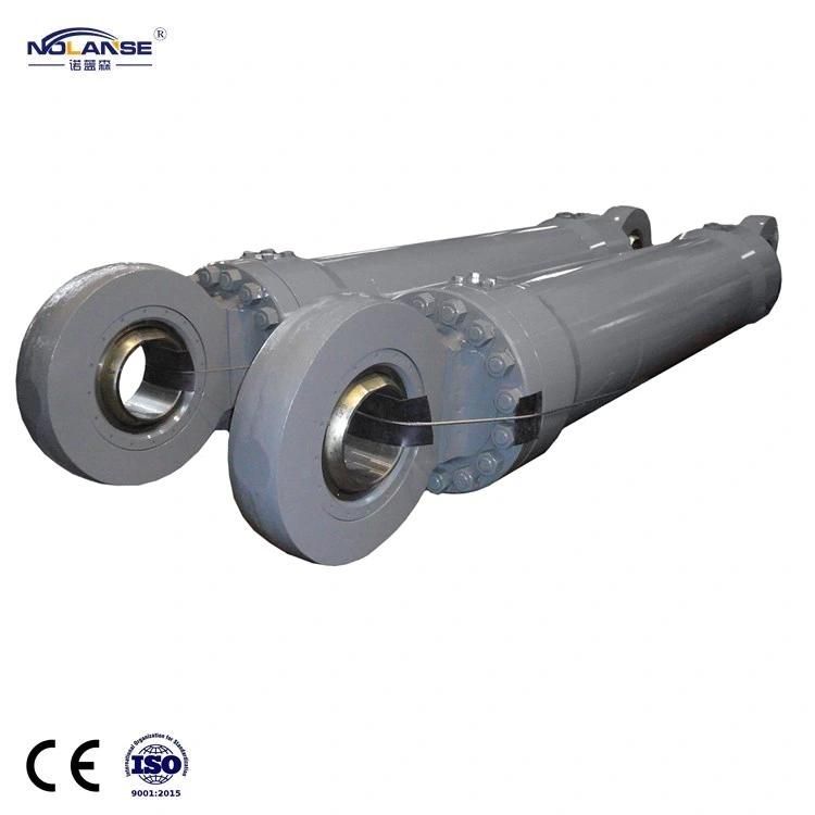 Single Acting Telescopic Hydraulic Press Heavy Duty Industrial Hydraulic Cylinder