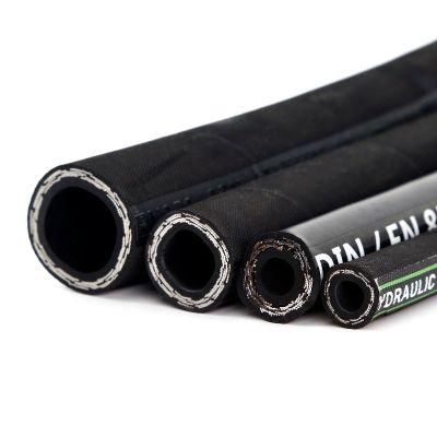 High Pressure Flexible Black Hydraulic Rubber Hose