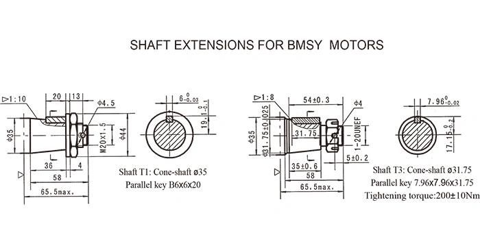 3115347386 High Torque Motor Atlas Copco Rock Drills Spare Parts