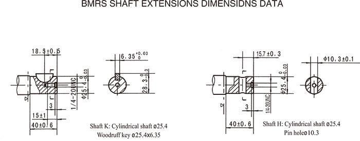 Bmr Series Orbit Hydraulic Motor Geroler Hydraulic Motor for Fishing Vessels