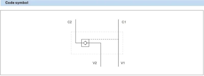 Mobile Hydraulic Valves Double Pilot Operated Check Valves Type a