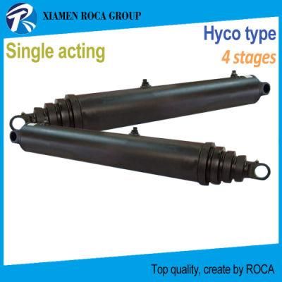 Hyco Type 4 Stages 40101-934-360t Single Acting Replacement Dump Truck Hoist Hydraulic Cylinder