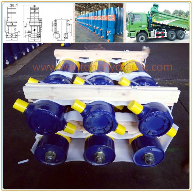 Single Acting Multistage Telescopic Hydraulic Cylinder for Dump Truck/Trailer