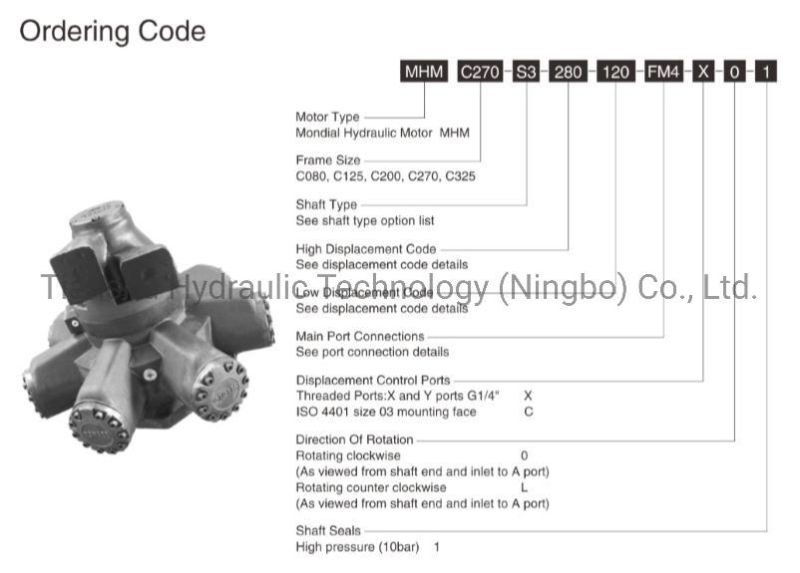 Heavy Duty Seven Head Hmc270 Hmc325 Hmb270 Hmb270 Hydraulic Kawasaki Staffa Motor