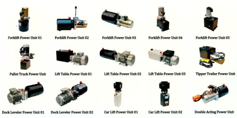 Customize Mini Electric Hydraulic Power Unit Pack for Pump Truck Tail Gate Car Lift Tipper Trailer