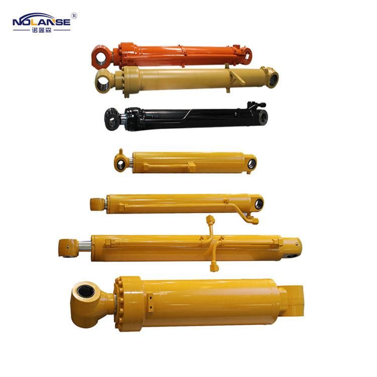 Dump Truck Two Stage Main Hydraulic Oil Cylinder 20~100 Ton for Metal Processing Application