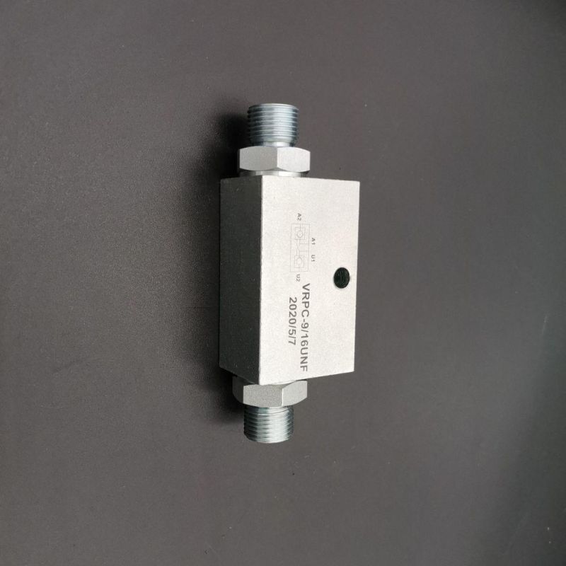 Aluminum Manifold Valve Block with Pilot Operated Check Valve