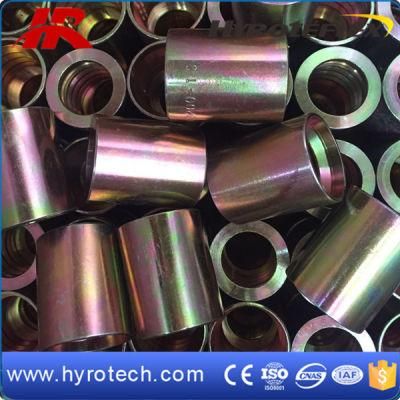 Best Selling Carbon Steel Non Skive Yellow Zinc Hose Ferrule