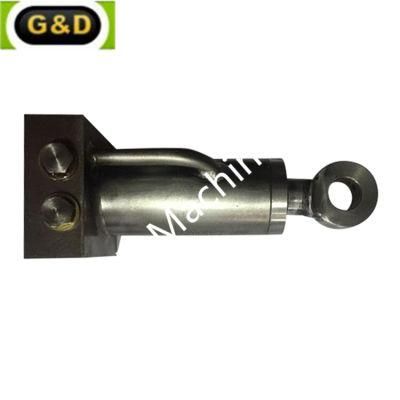 Heavy Duty Construction Machinery Oil Tube Mounted Welded Hydraulic Cylinder