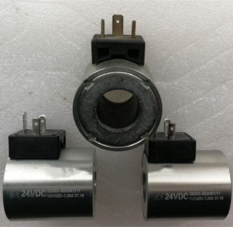 Feed Door Solenoid Valve Coil C22s3-SD24K1 24VDC 11 12 Closing Door 28 Hydraulic Wk