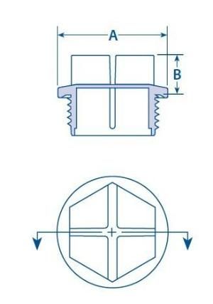 Preventing Oil Leakage Threaded Sealing Hydraulic Cylinder Plug