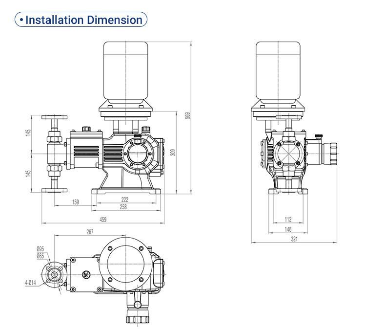 pH Controller 4500L/H Wholesale Hot Selle Industry Leading Hydraulic with Factory Price