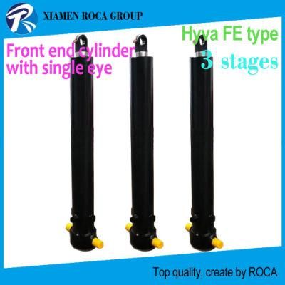 Hyva Fe Type Alpha Series 3 Stages 71534180 Telescopic Replacement Dump Truck Hoist Cylinder