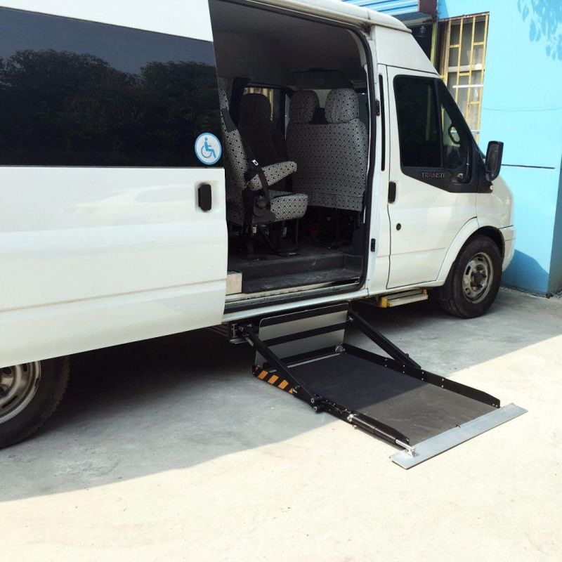 Hydraulic Lifting Platform Scissor Lift for Benz Sprinter to Help Wheelchair Occupant to Get on Vehicle