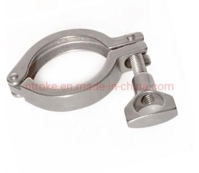 Stainless Steel SS316/SS304 Sanitary Pipe Fittings Clamp
