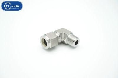 Swagelok BSPT Coned Male Elbow Double Ferrule Hydraulic Tube Fittings