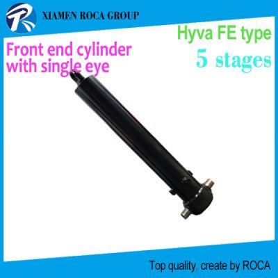Hyva Fe Type Alpha Series 5 Stages 71537490 Front End Cylinder (with single eye) Replacement Dump Truck Hoist Cylinder