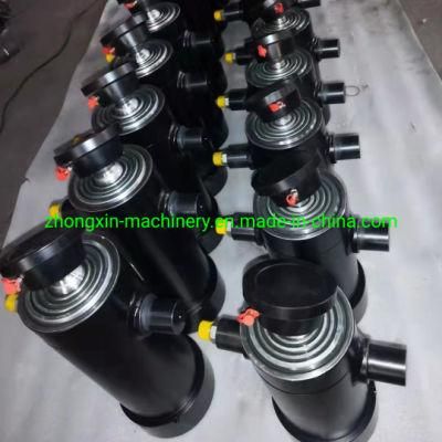 Single Acting Underbody Telescopic Hydraulic Cylinder for Dump Trucks