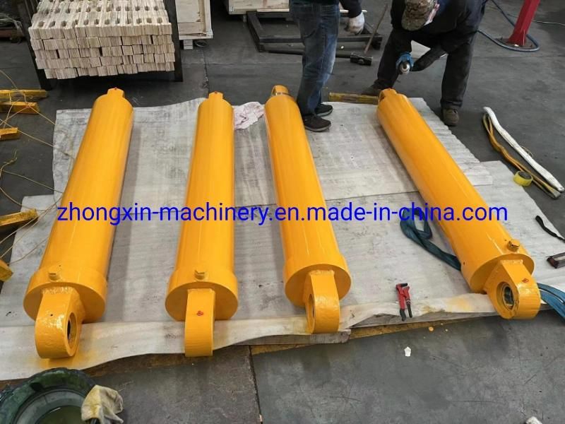 Single Acting Telescopic Hydraulic Cylinder for 60t Unloading Platform