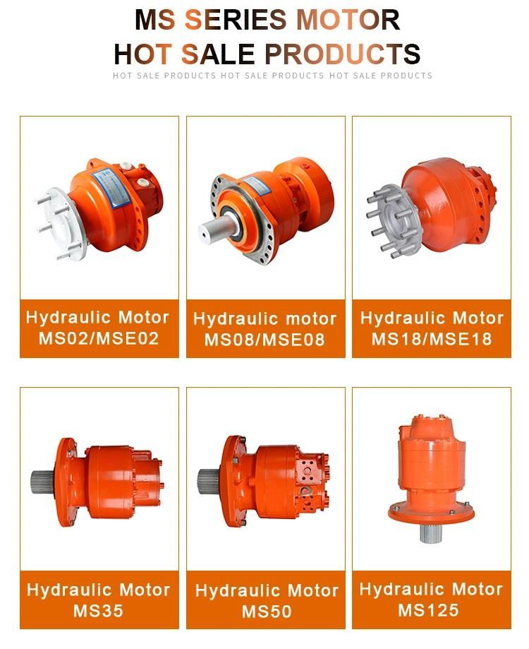 Poclain Ms Series Ms02 Mse02 Low Speed High Torque Drive Radial Piston Hydraulic Motor Hydrobase with Price