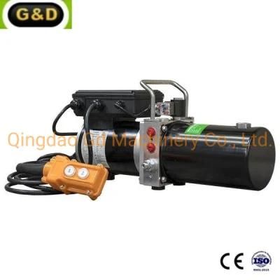 Hydraulic Lift Oil Pump for Dump Trucks, Hydraulic Power Pack Unit with Remote Control