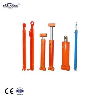 Customized High Quality Suitable for Small Agricultural Machinery Rectangular Flange Type Light Rod Hydraulic Cylinder