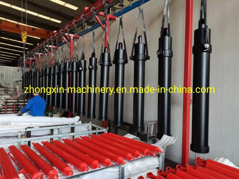 Multistage Telescopic Hydraulic Cylinder for Dump Truck and Tipper Trailer