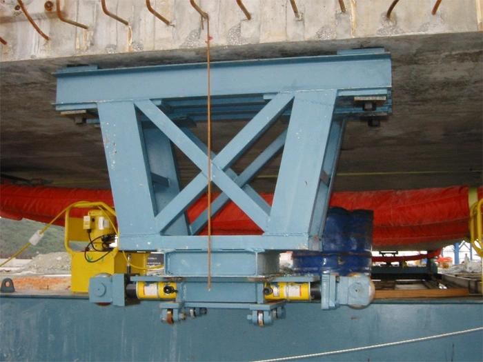 Double Acting Hydraulic Cylinder with 520 Ton
