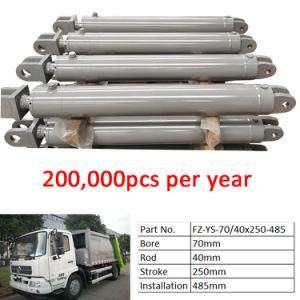Double Acting Lift Hydraulic Cylinder for Garbage Truck