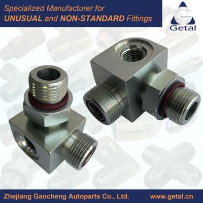 Yuhuan Manufacturer Hydraulic Fittings O-Ring Face Seal and Nut Washer O-Ring Tee Fittings