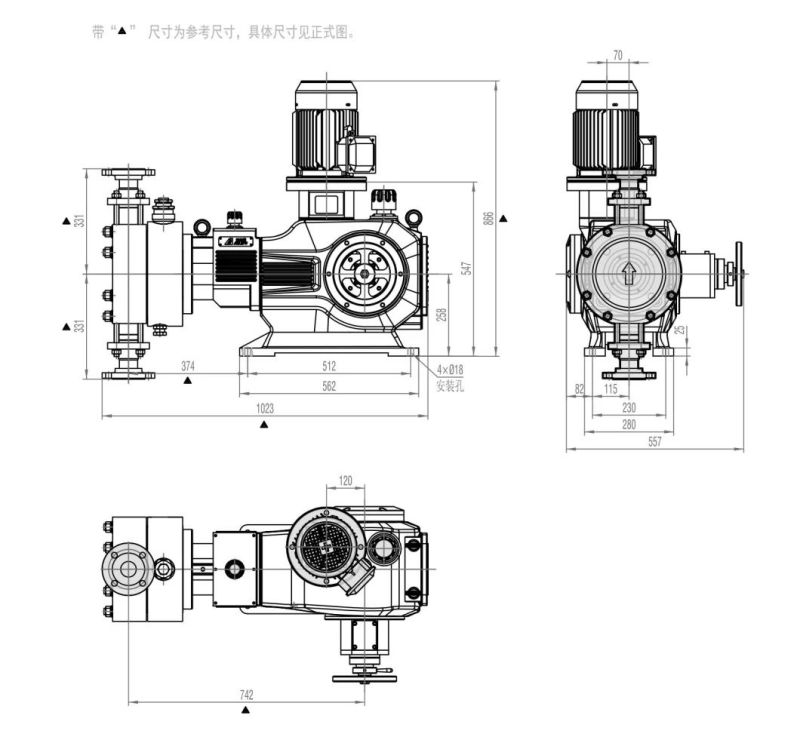 Wholesale Hot Selle Digital Dosing Hydraulic Diaphragm Metering Pump with Good Service