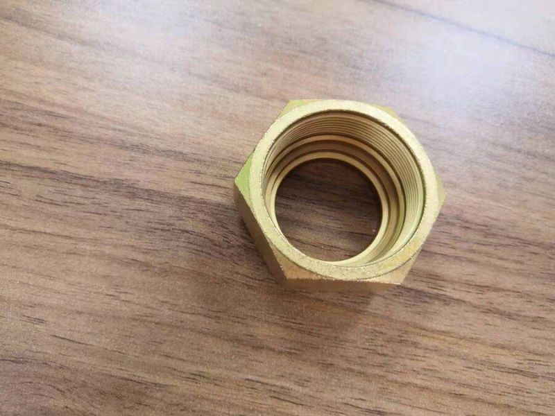 Brass Double Ferrules Metric Tube Fittings Male Connector Hydraulic Tube Fittings