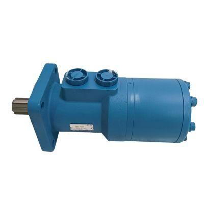 Ball-Bearing Axial Flow Spool Valve Hydraulic Orbit Motor for Petrochemical Industry (Straight 32 Straight Key 10 M10 Deep 20)