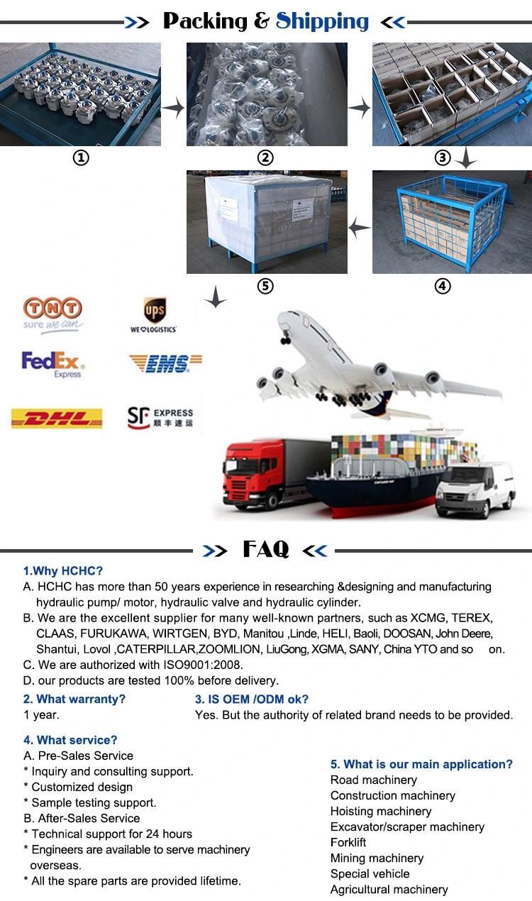 ISO9001 Aluminum Alloy Hydraulic Gear Pump for Forklift Cbhcg-F20L