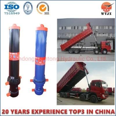 3/4/5/6/7 Stage Hot Sale Telescopic Hydraulic Cylinder for Tipper Truck