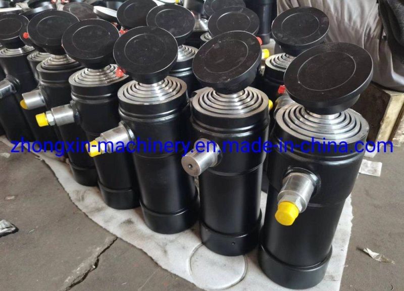 Multistage Underbody Telescopic Hydraulic Cylinder for Dump Trailer