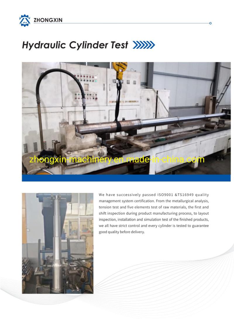 Hyva Type Multistage Hydraulic Cylinder Used for Dump Truck