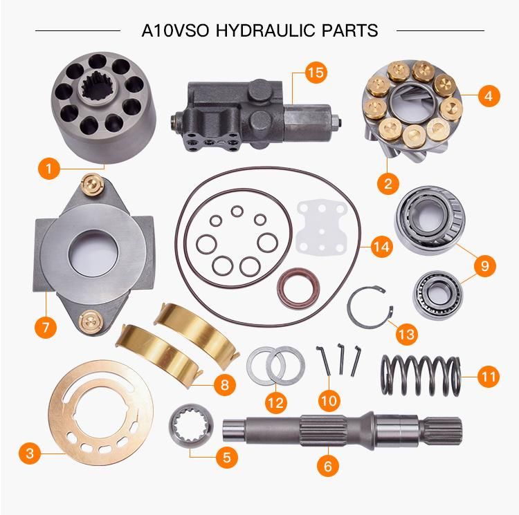 A10vso71 Hydraulic Pump Parts with Rexroth Spare Repair Kits